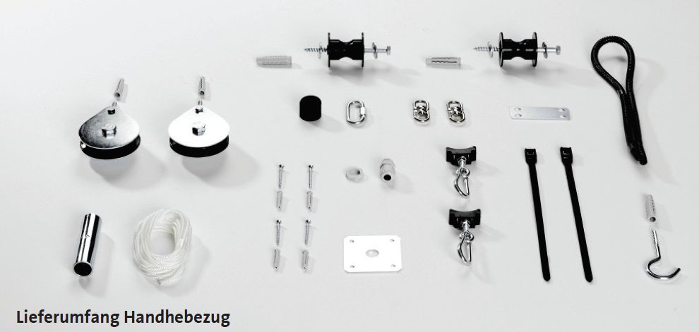 Lieferumfang Handhebezug Schellinger Sonnen-Maulwurf Killus-Technik.de