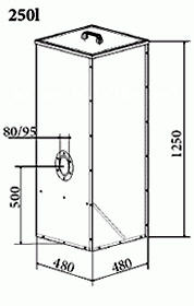 ATMOS Pelletsilo 250 Liter Killus-Technik.de