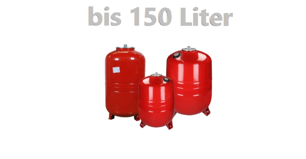Ausdehnungsgefäße für Heizungsanlangen bis 150 Liter