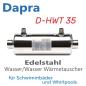 Preview: Dapra Wasser-Wasser Wärmetauscher D-HWT 35 aus Edelstahl
