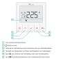 Preview: Smarte Raumeinheit KMS-remote für die Regler KMS-D, KMS-D+, KSF-Pro und WHMS