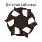 Preview: Defektes, ausgeglühtes Lüfterrad