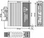 Preview: Halbleiterrelais (SSR) 1 Phase 24-280 V mit Kühlkörper