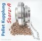 Preview: Blindkupplung Set für Pellets Befüllung