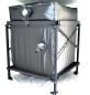 Preview: Silotec Flachbodensilo Volummax VM 165 im Stahlgestell