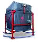 Preview: Silotec Flachbodensilo Volummax VM 165 im Stahlgestell