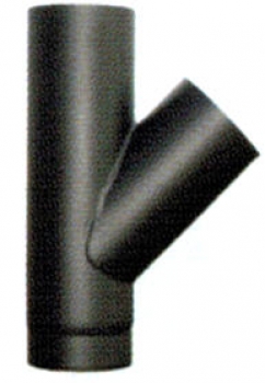 Rauchrohr 2 mm T-Stück 45°