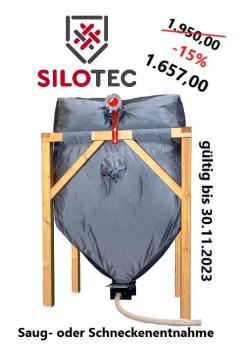 Aktion - Silotec Holzpellets-Silo HPS 165 im Holzgestell - Grundfläche 1,65 x 1,65 m - max. 2,1 t