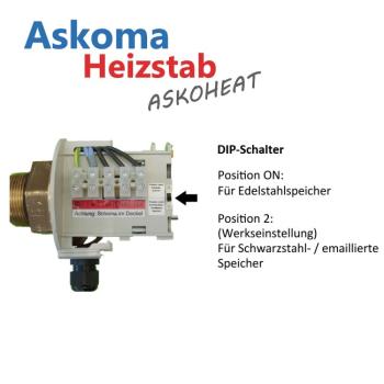 Askoma ASKOFLOW Durchlauferhitzer Gehäuse DLE 760 inkl. Anschluss-Set 1 1/4"