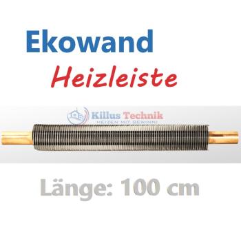 Ekowand Heizleiste 100 cm Länge