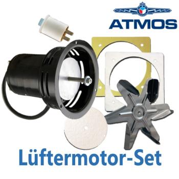 ATMOS Lüftermotor-Set Typ UCJ 4C52 für alle Holz-, Pellet-, Kombikessel und Kohlevergaser