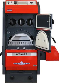 ATMOS Pelletkessel P 40 mit Holznotbetrieb