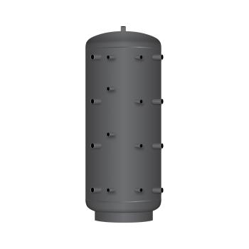 Pufferspeicher PR2 500 mit 2 Wärmetauscher und 90° Anschlüsse