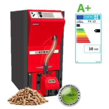 ATMOS PX10 Pelletkessel mit integriertem Pelletbehälter