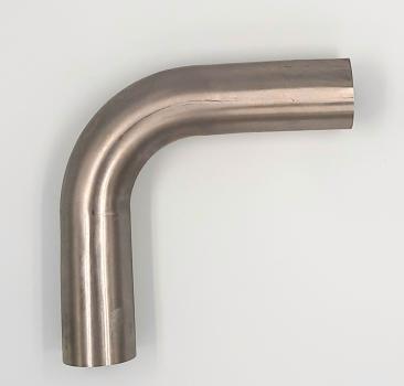 Pellet-VA-90° Schlauchrohrbogen DN 50; Außendurchmesser 50 x 1,5 mm; 100 mm Schenkel