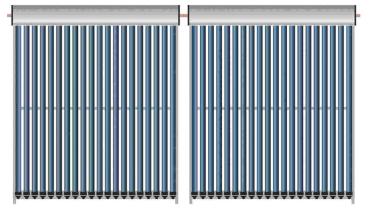 Vakuum-Solaranlage HL-VRK-20-2