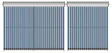 Vakuum-Solaranlage HL-VRK-30+20