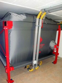 Preview: VOLUMMAX bei einem unserer Kunden direkt nach der ersten Befüllung durch den LKW.