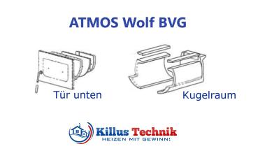 Kugelraum Keramiksatz mit Türsibrale für Wolf BVG 23