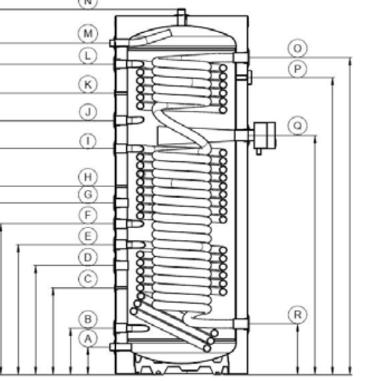 Digital hochpräzise Thermometer Kessel Puffer Speicher Destillieranlage 150°C 3m 