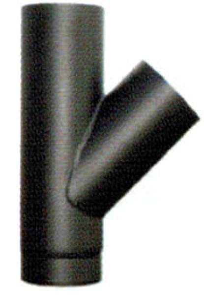 Ofenrohr Rauchrohr Kaminrohr Rohrelement T-Stück 2mm schwarz 6 DN 120-200mm 
