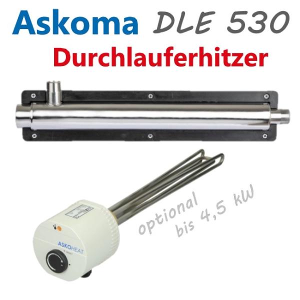Askoma ASKOFLOW DLE 530 und AskoHeat Durchlauferhitzer 4,5 kW