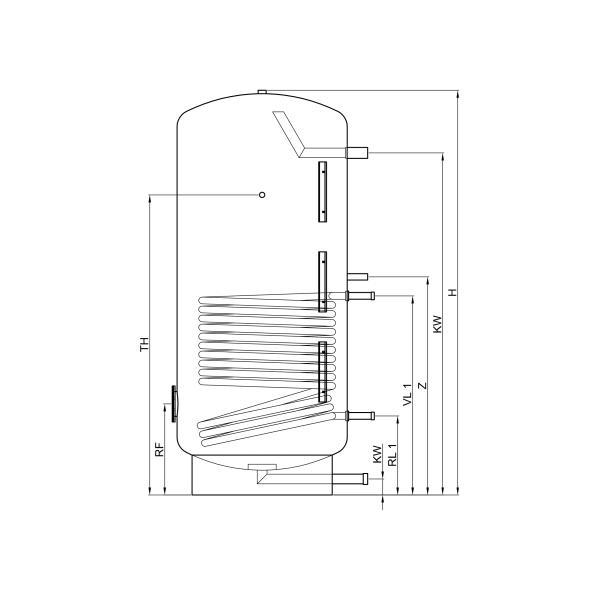 TWL ES 150 Masszeichnung