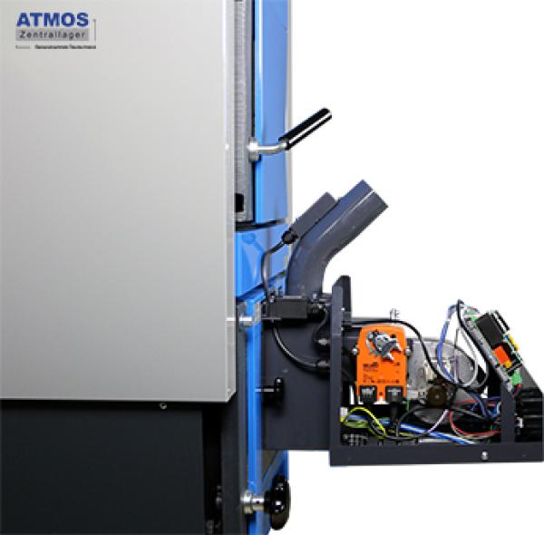 ATMOS Kombikessel GSP Pelletbrenner Belimo Stellmotor