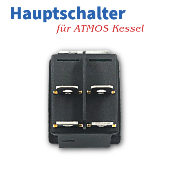 Hauptschalter grün für ATMOS Kessel