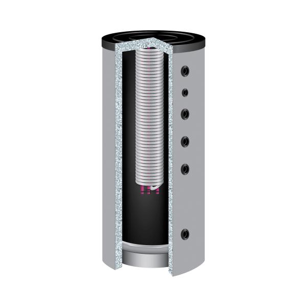 Hygiene-Kombispeicher KE 1000 ohne Wärmetauscher, Durchmesser 790 mm und 180° Anschlüsse
