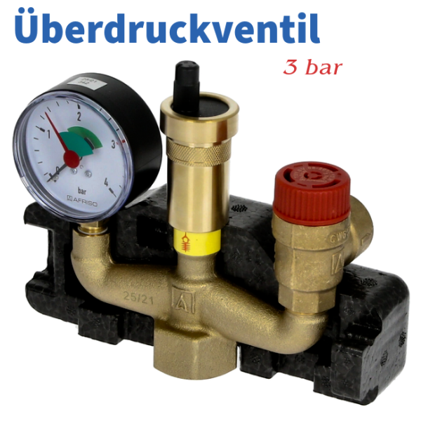 Kesselsicherheitsgruppe 3 bar offen