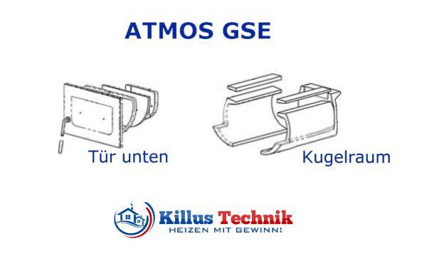 brennraum Keramiksatz für ATMOS DC30GSE inkl. Türsibrale