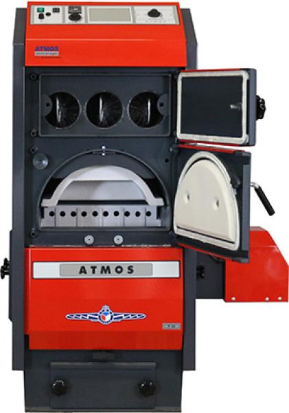 ATMOS Pelletkessel P 40 mit Holznotbetrieb