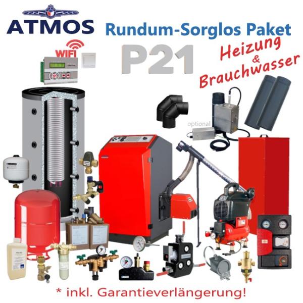 ATMOS P21 Rundum-Sorglos-Paket Heizung+Brauchwasser