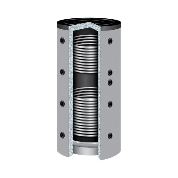 Pufferspeicher PR2 3000 mit 2 Wärmetauscher