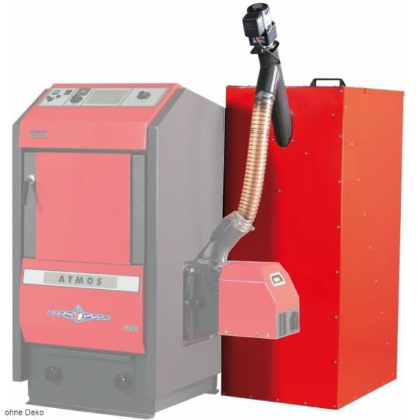 ATMOS Platzspar Pelletsilo 240 Liter mit Schnecke