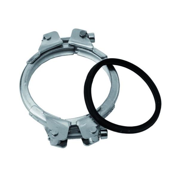 Pellet-Befüllrohr Spannring DN 100