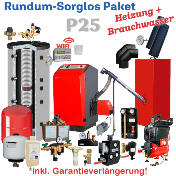 ATMOS P25 Rundum-Sorglos-Paket Heizung+Brauchwasser