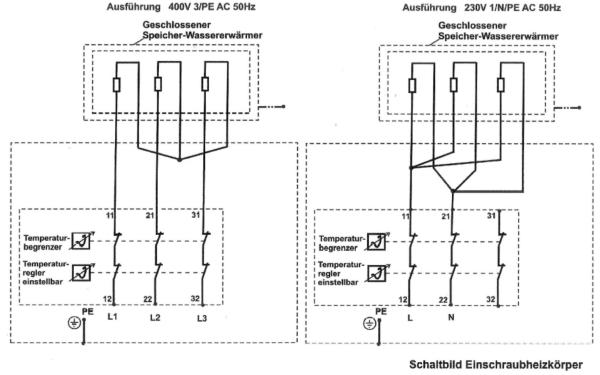 Elektrischer Durchlauferhitzer Effekt-Heizer-AC