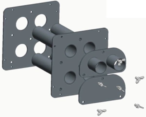 Pellets Saugschlauchwechsler manuell für 2 Saugsonden