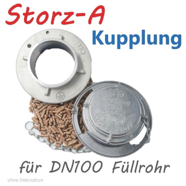Alu Deckel Kupplung mit Storz-A