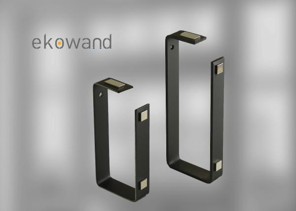 Ekowand Heizleisten für bestes Wohnklima und Heizkosten sparen Wandhalterung aus Stahl Killus-Technik.de