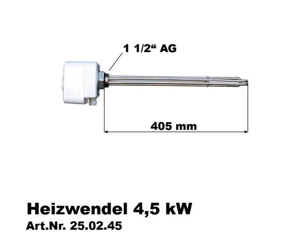 Elektrische Heizpatrone 2,5 - 7,5 kW