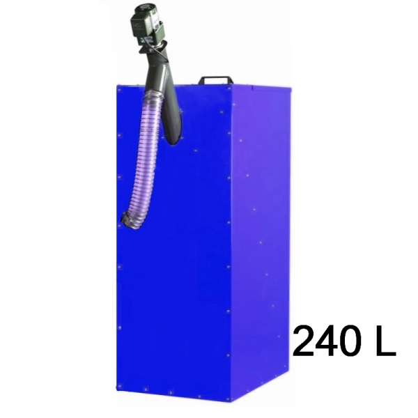 ATMOS Platzspar Pelletsilo 240 Liter mit Schnecke