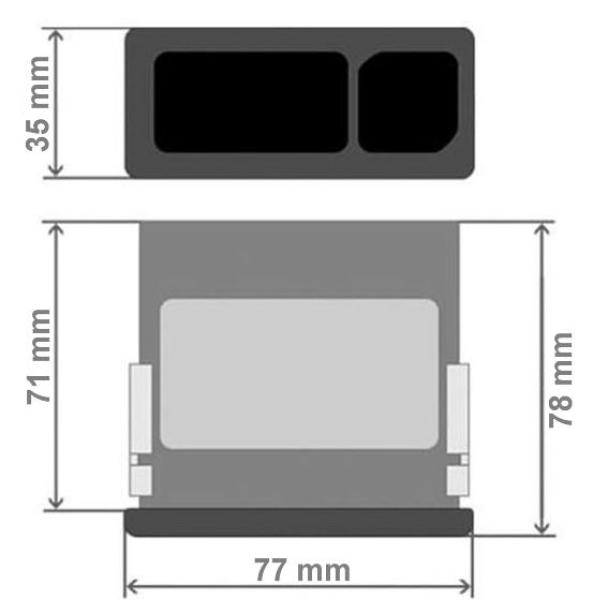 PID-Temperaturregler für PT100 Fühler und Thermoelemente vom Typ J, K, T, S  und R