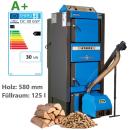 ATMOS Kombikessel DC 30 GSP Set - Für Holz & Pellets