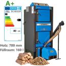 ATMOS Kombikessel DC 40 GSP Set - Für Holz & Pellets