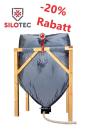 * B-Ware * Silotec Holzpellets-Silo HPS 200 im Holzgestell - Grundfläche 1,95 x 1,95 m - max. 3,6 t