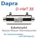Edelstahl Schwimmbad-Heizungswärmetauscher D-HWT 35 - 42 kW