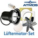 ATMOS Lüftermotor-Set Typ UCJ 4C52 für alle Holz-, Pellet-, Kombikessel und Kohlevergaser